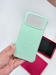 Case Ốp Điện thoại iPhone Casetify Ripple Case Xanh Mint Pastel Magsafe Basic iPhone 17/16/15Pro/Promax