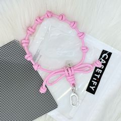 DÂY CHARM NƠ Chất Da R.E.P CaseTify - Bow Charm Wristlet