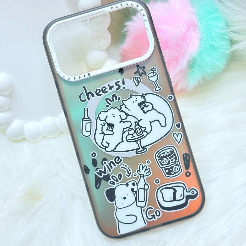 Case Ốp Điện thoại iPhone Oxygen Dog - Magsafe Basic iPhone 17/16/15Pro/Promax