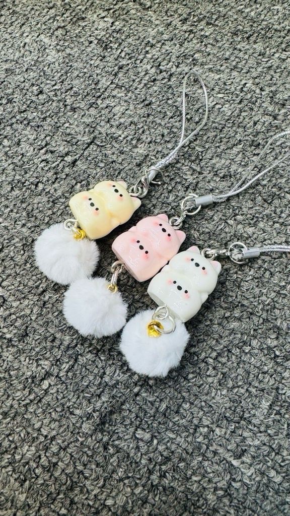 Móc treo điện thoại Mèo & Gấu & Thỏ Cute dễ thương nhiều mẫu