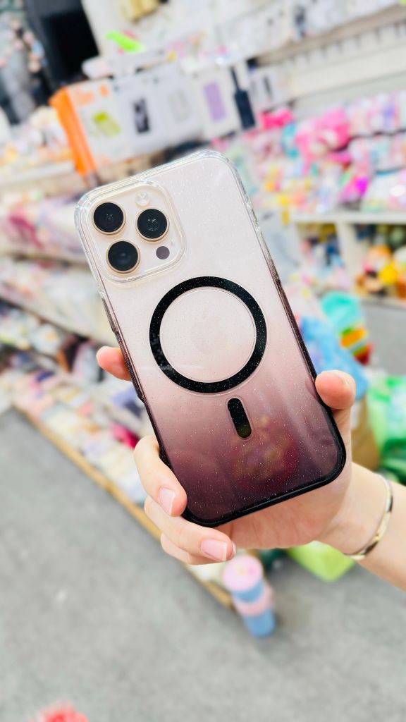 Case Ốp điện thoại iPhone Lillian Bling Bling CASE Magsafe Trong Chống Shock iPhone 16Promax(KEEPHONE)