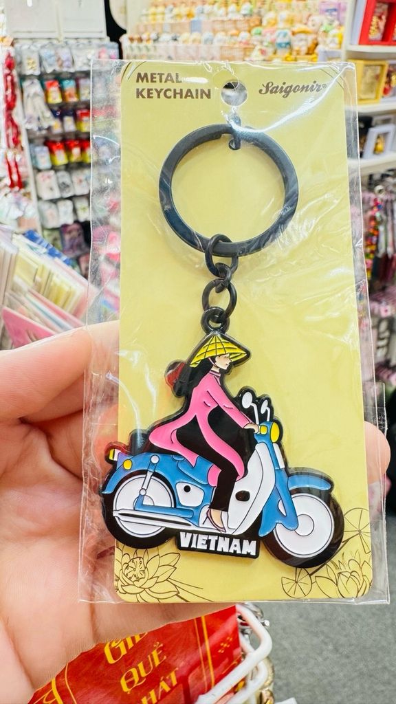 Móc Khoá/ Móc Treo Metal Keychain thuần Việt Trang Trí Quà Lưu Niệm Việt Nam