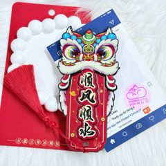Magnet Trang Trí Tủ Lạnh Vuông Lân Tết ( 6 Mẫu)