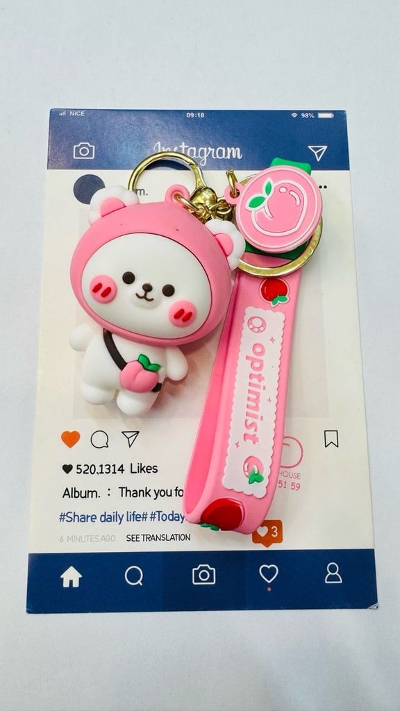 Móc Khóa Gấu Cosplay Trái Cây Optimist