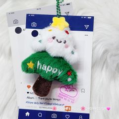 Móc Khóa Gấu Bông Giáng Sinh