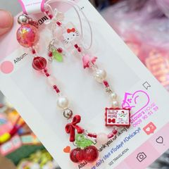 Dây đeo điện thoại ngắn Hello Kitty charm Kute (Quảng Châu, Thái Lan)