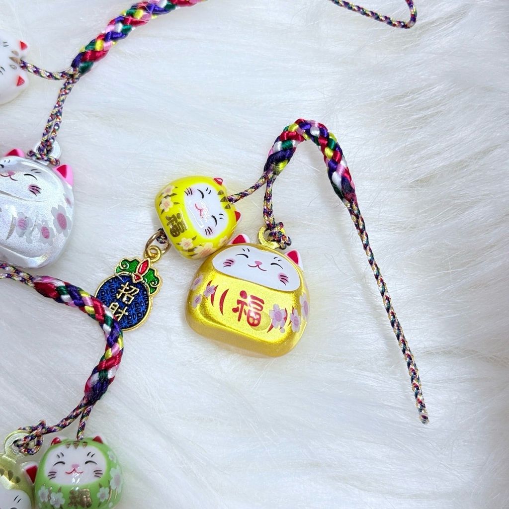 Móc Điện Thoại Mèo Lớn Mèo Nhỏ Móc Túi Phụ Kiện Đẹp nhiều màu (ánh hologram)