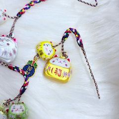 Móc Điện Thoại Mèo Lớn Mèo Nhỏ Móc Túi Phụ Kiện Đẹp nhiều màu (ánh hologram)