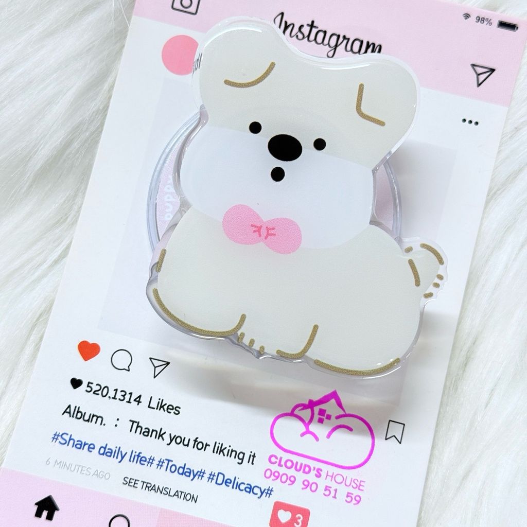 POPSOCKET Magsafe Nam Châm Hít CHÓ - MÈO Kute