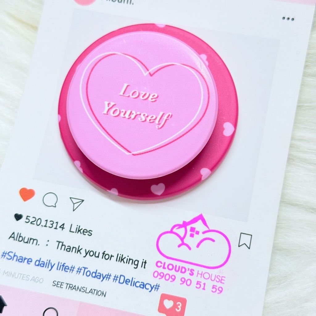 POPSOCKET Magsafe Nam Châm Hít Hình Trái Tim