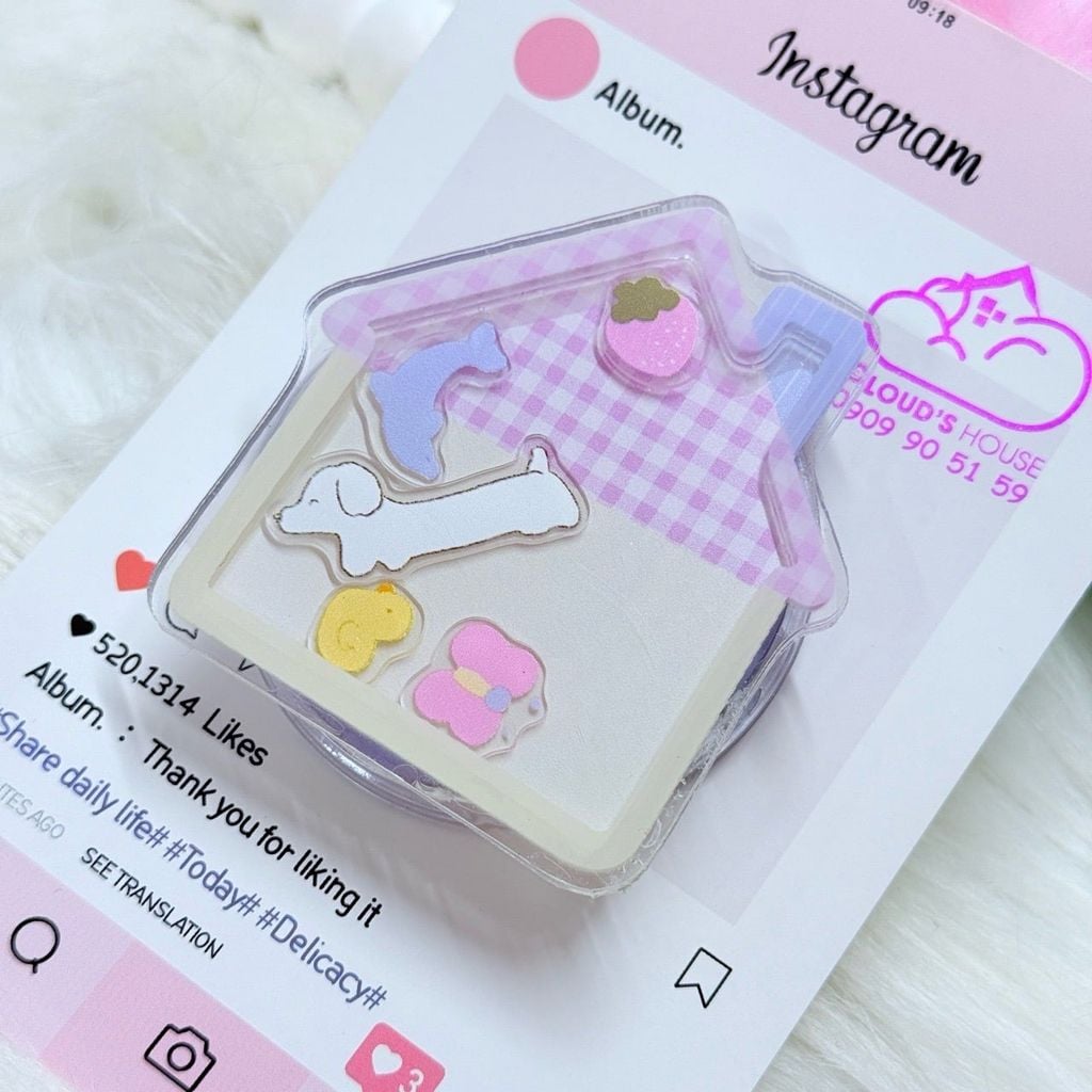POPSOCKET Magsafe Nam Châm Hít CHÓ - MÈO Kute