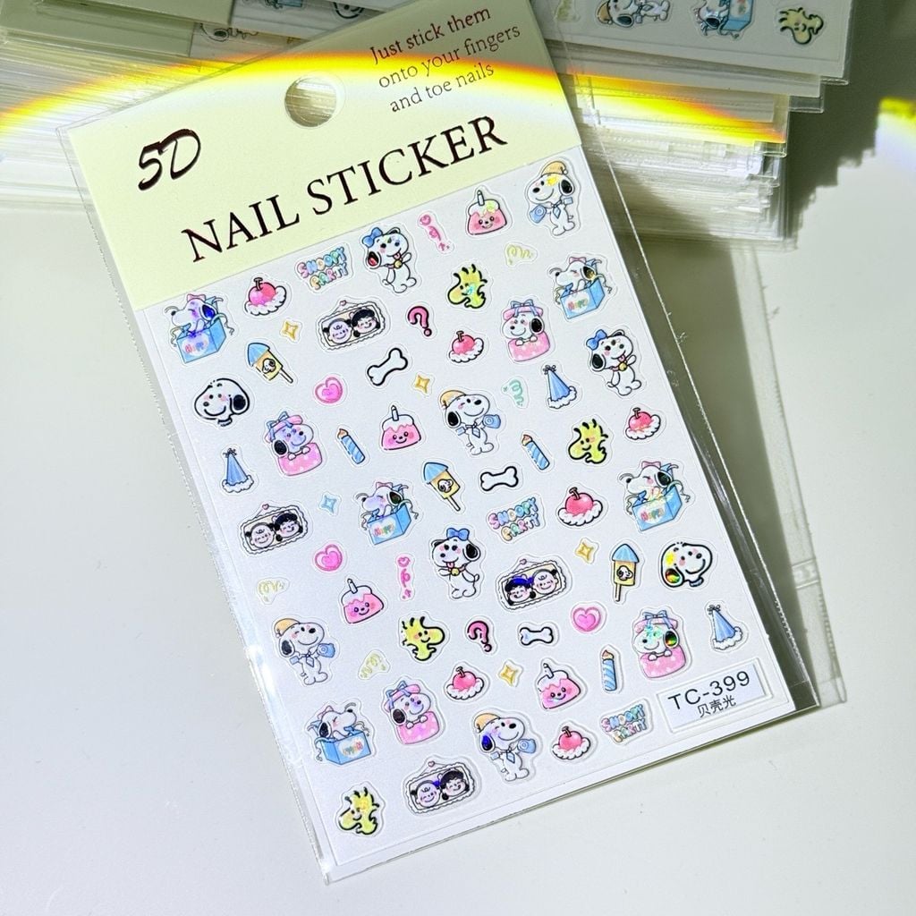 Sticker 5D Nổi Mini Nails/ Điện Thoại