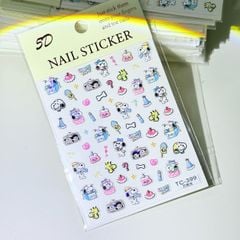 Sticker 5D Nổi Mini Nails/ Điện Thoại