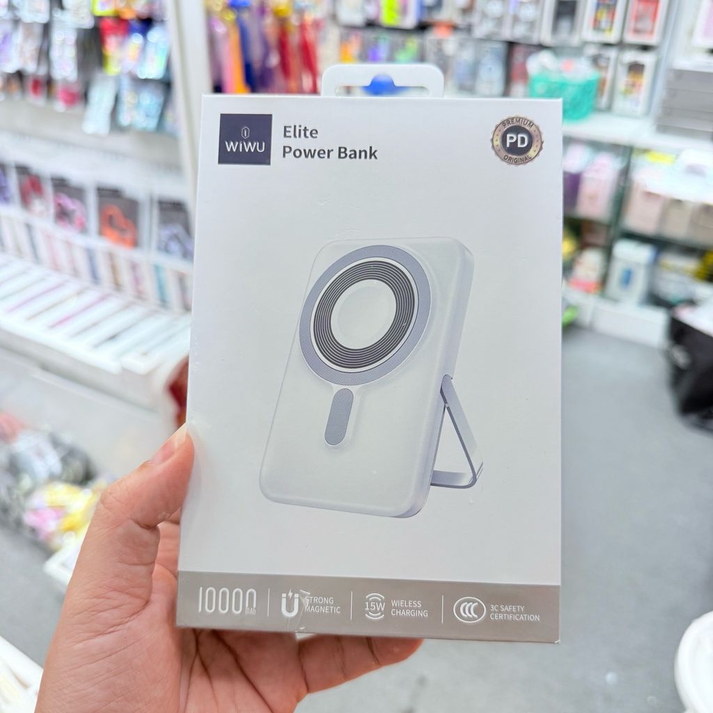 Pin dự phòng Wiwu Elite Power Bank 3 in 1 Wi-P018 10000mAh