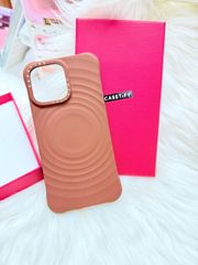 Case Ốp Điện thoại iPhone Casetify Ripple Case Nâu Đậm Magsafe Basic iPhone 17/16/15Pro/Promax
