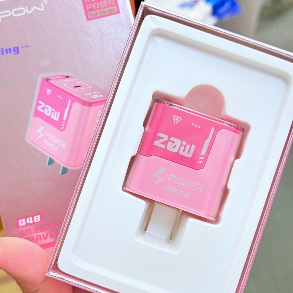 DOCK SẠC CÓC SẠC chính hãng WOPOW Cool Mini Ice Crystal Q48  - PD20w