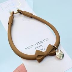 DÂY NƠ Silicone CHỐNG BẨN kèm charm