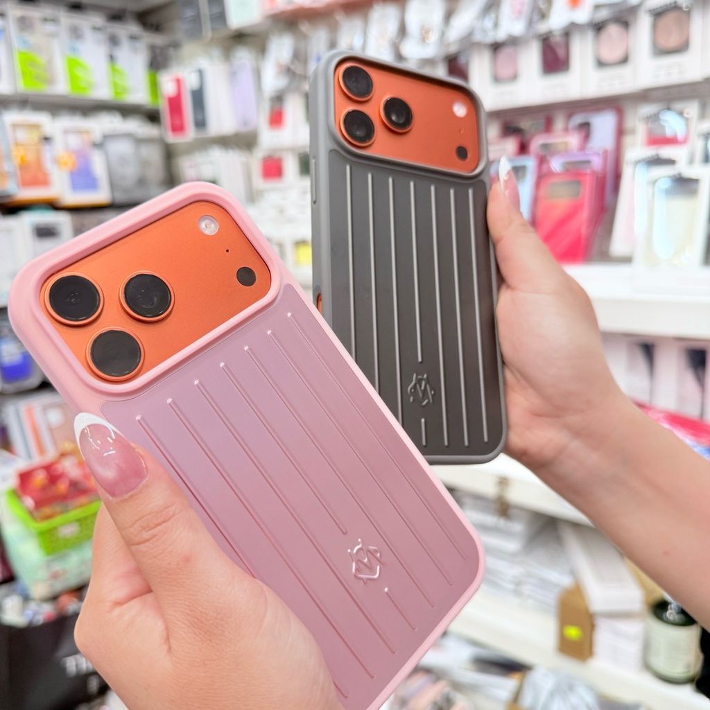 Case Ốp điện thoại iPhone Vân Vali RIMOWA Nhiều Màu Dòng iPhone 17 Promax
