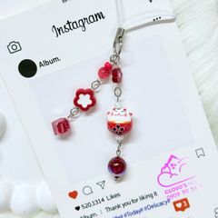 Móc Treo Mèo Đỏ May Mắn