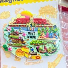 Nam châm Magnet Trang Trí Tủ Lạnh Fridge Magnet - Địa Danh Việt Nam - Món Ăn Việt Nam - Quà lưu niệm Việt Nam