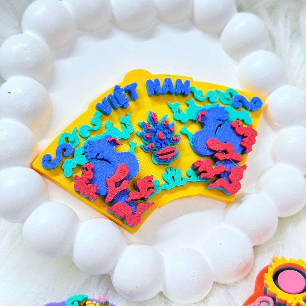 CNHN- Nam Châm Hít/ Dán Tủ Lạnh Quà Lưu Niệm Việt Nam Fridge Magnet - Refrigerator Magnet