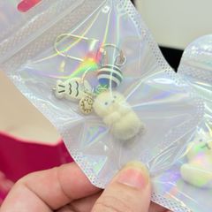 Móc treo điện thoại mini các mẫu HOA THẺ CỨNG cute dễ thương - nhiều mẫu