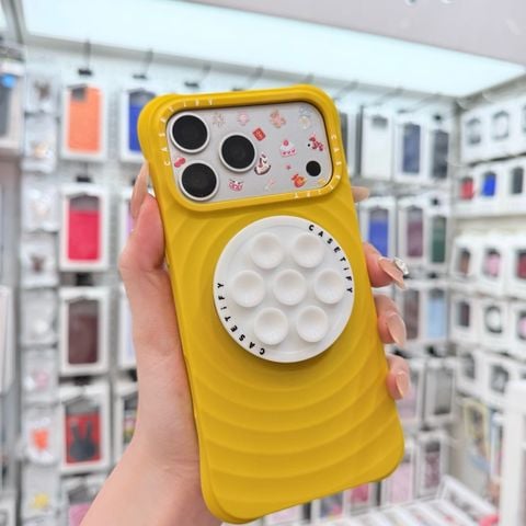 Case Ốp Điện thoại iPhone Casetify Ripple Case VÀNG ĐẬM Magsafe Basic iPhone