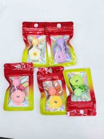 Móc treo điện thoại mini Đĩa Mặt Cười Nhiều Màu