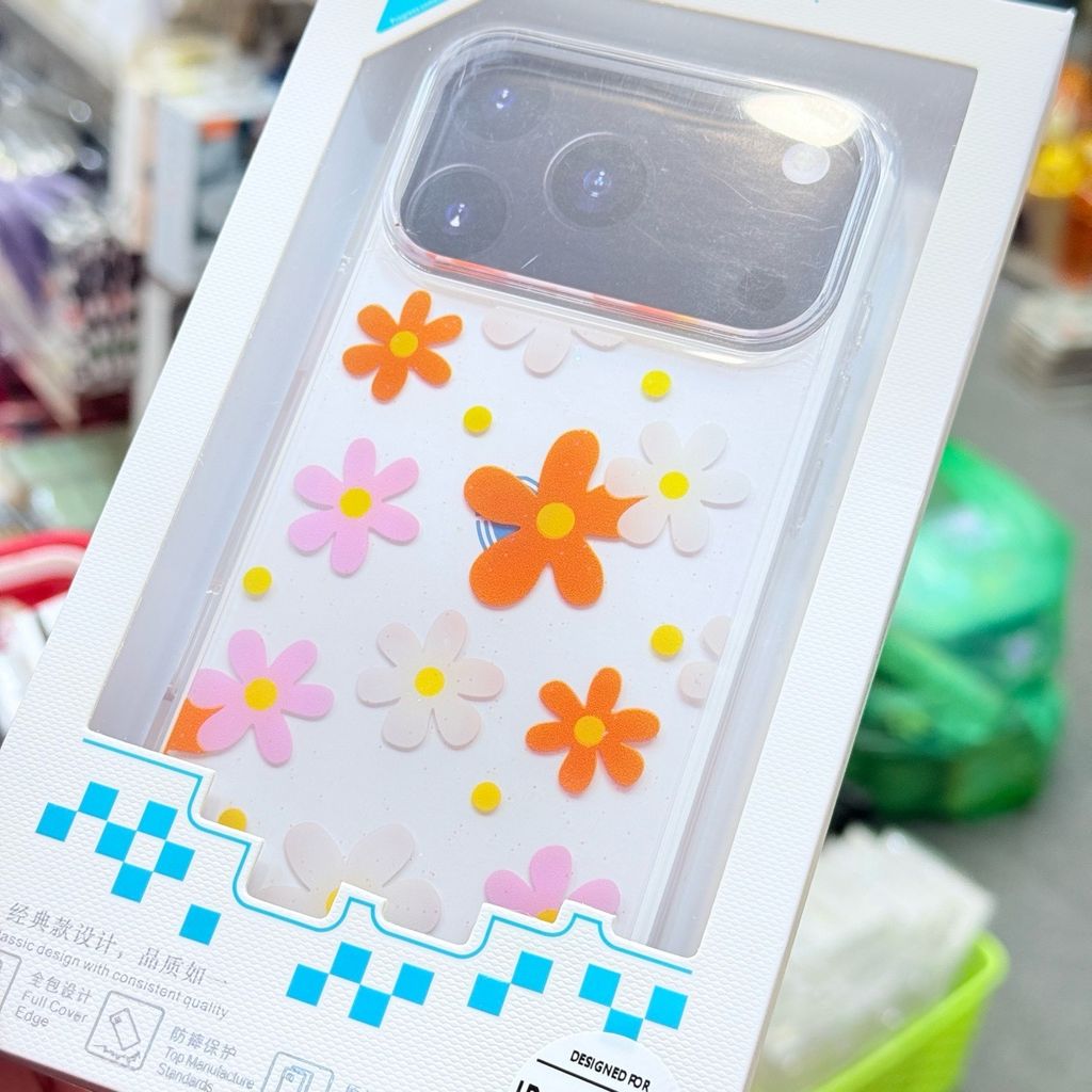Case Ốp điện thoại iPhone DFANS Hoa Nhiều Mẫu Chống Shock iPhone 16/17/Pro/Promax