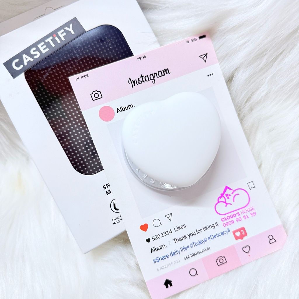 POPSOCKET Magsafe Nam Châm Hít CaseTify BÔNG HOA đê Chữ C