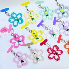 DÂY CHARM HOA Silicone R.E.P CaseTify CHỐNG BẨN kèm charm nhiều màu sắc