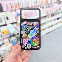 Case Ốp Điện thoại iPhone Hoa Cười & Sticker Nhiều Màu x Murakami Flower Mirror CaseTify iPhone 17/16/Promax
