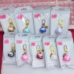 Móc Treo Mèo May Mắn Chuông Lớn Nhiều Màu