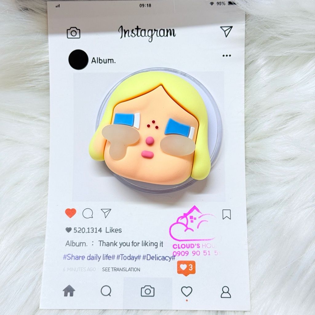 POPSOCKET Magsafe Nam Châm Hít CRY BABY Kute