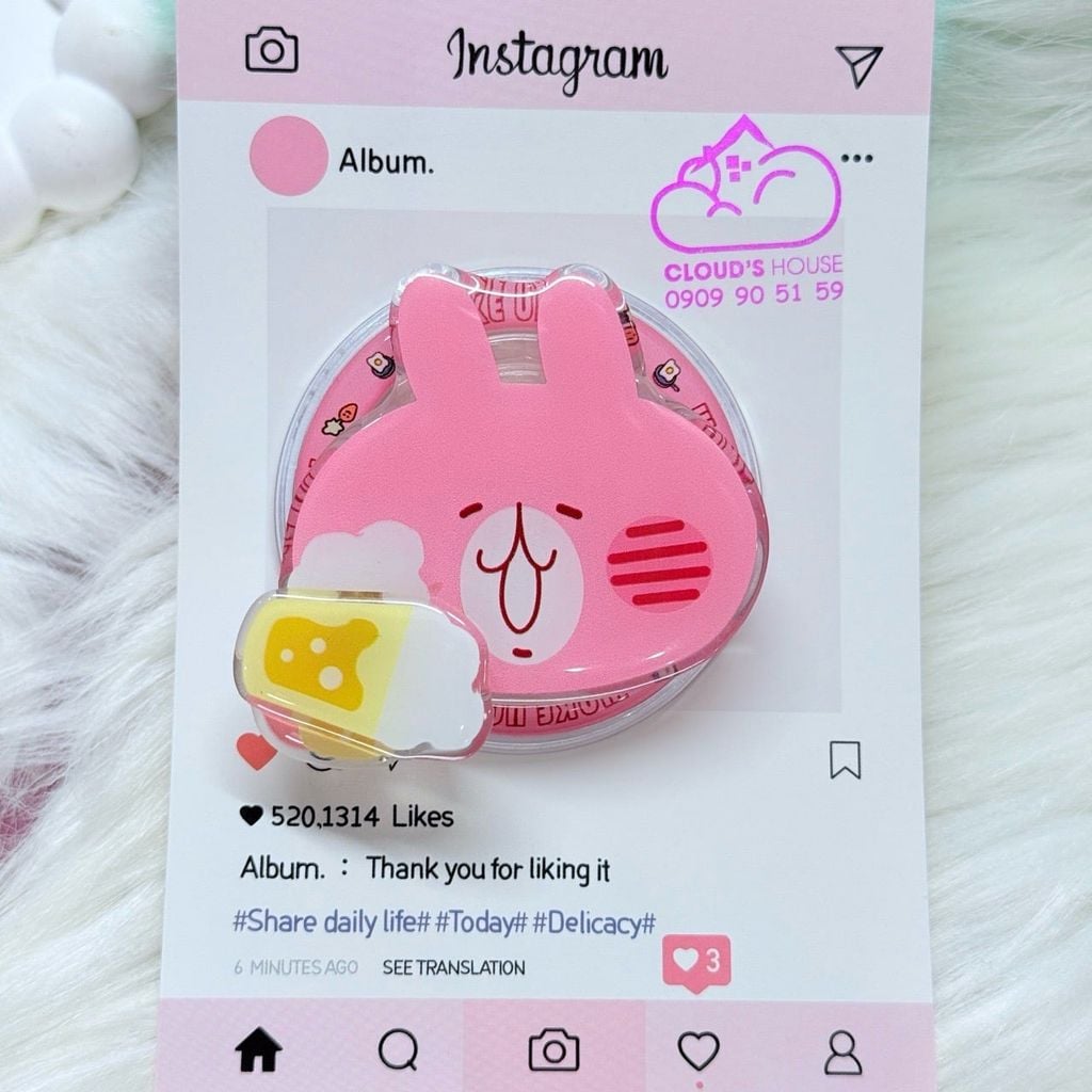 POPSOCKET Magsafe Nam Châm Hít Mẫu Miffy Rabbit - Thỏ
