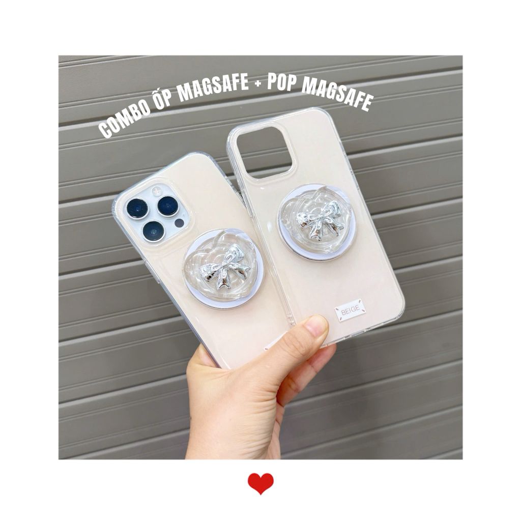 POPSOCKET Magsafe Nam Châm Hít Hình Trái Tim