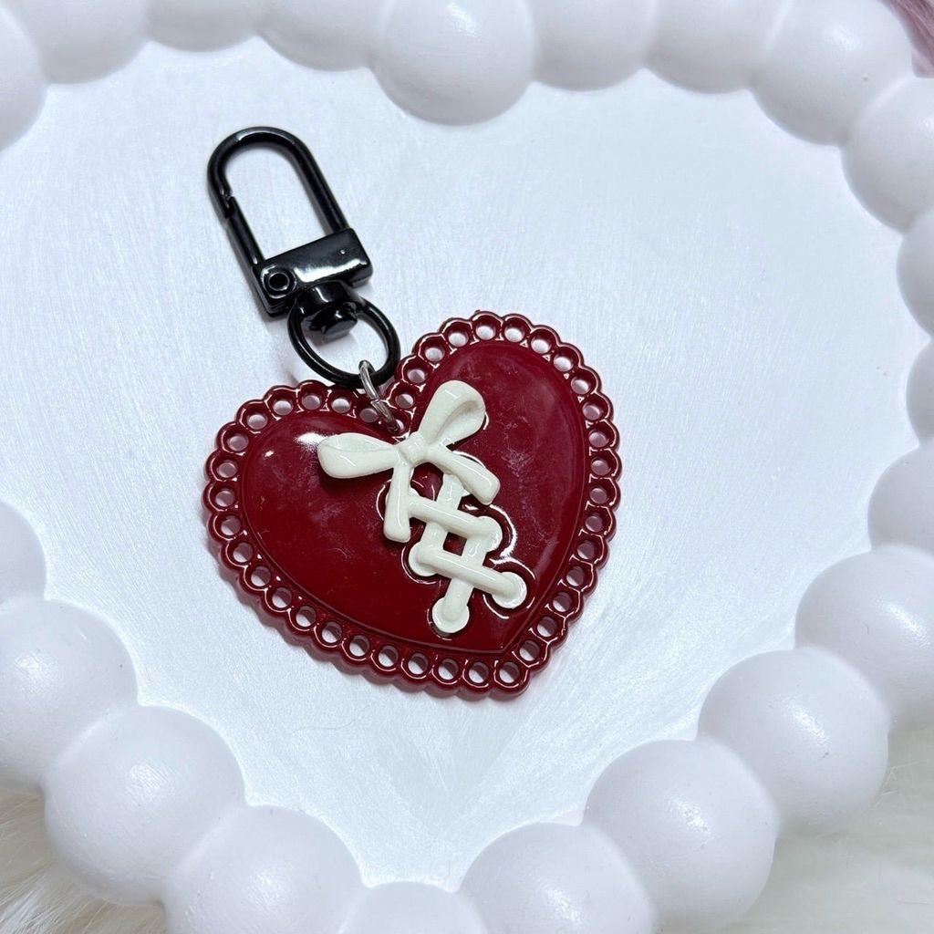 Móc treo điện thoại mini cute dễ thương - MẪU TRÁI TIM