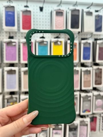 Case Ốp Điện thoại iPhone Casetify Ripple Case Xanh Lá Đậm Magsafe Basic iPhone 17 Promax