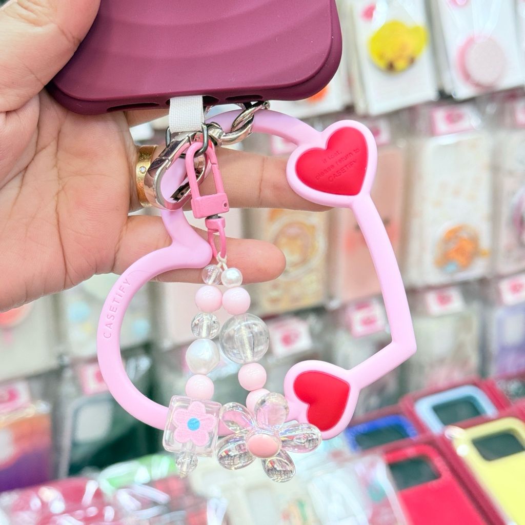 DÂY CHARM TRÁI TIM Silicone R.E.P CaseTify CHỐNG BẨN