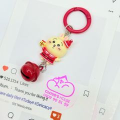 Móc Treo điện thoại, phụ kiện túi xách Giáng sinh Noel mẫu 2 charm