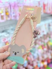 DÂY Xoắn Thú Cartoon Silicone Chất CHỐNG BẨN kèm charm nhiều màu sắc
