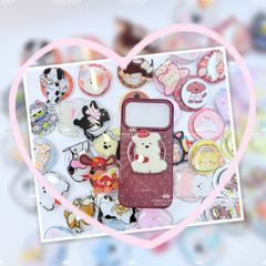 Case Ốp điện thoại iPhone Màu Đỏ Nâu Chấm Bi Poli Corner Magsafe Basic iPhone 17/16/15/14/13/12/Pro/Promax