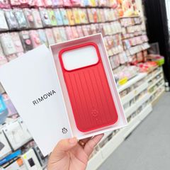 Case Ốp điện thoại iPhone Vân Vali RIMOWA Nhiều Màu Dòng iPhone 17 Promax