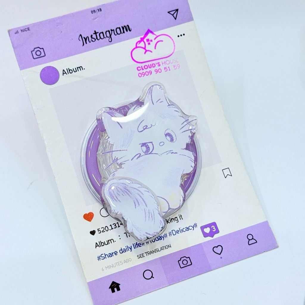 POPSOCKET Magsafe Nam Châm Hít CHÓ - MÈO Kute
