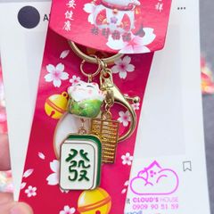 Móc Khóa Mèo Hoa Anh Đào Tết 2026