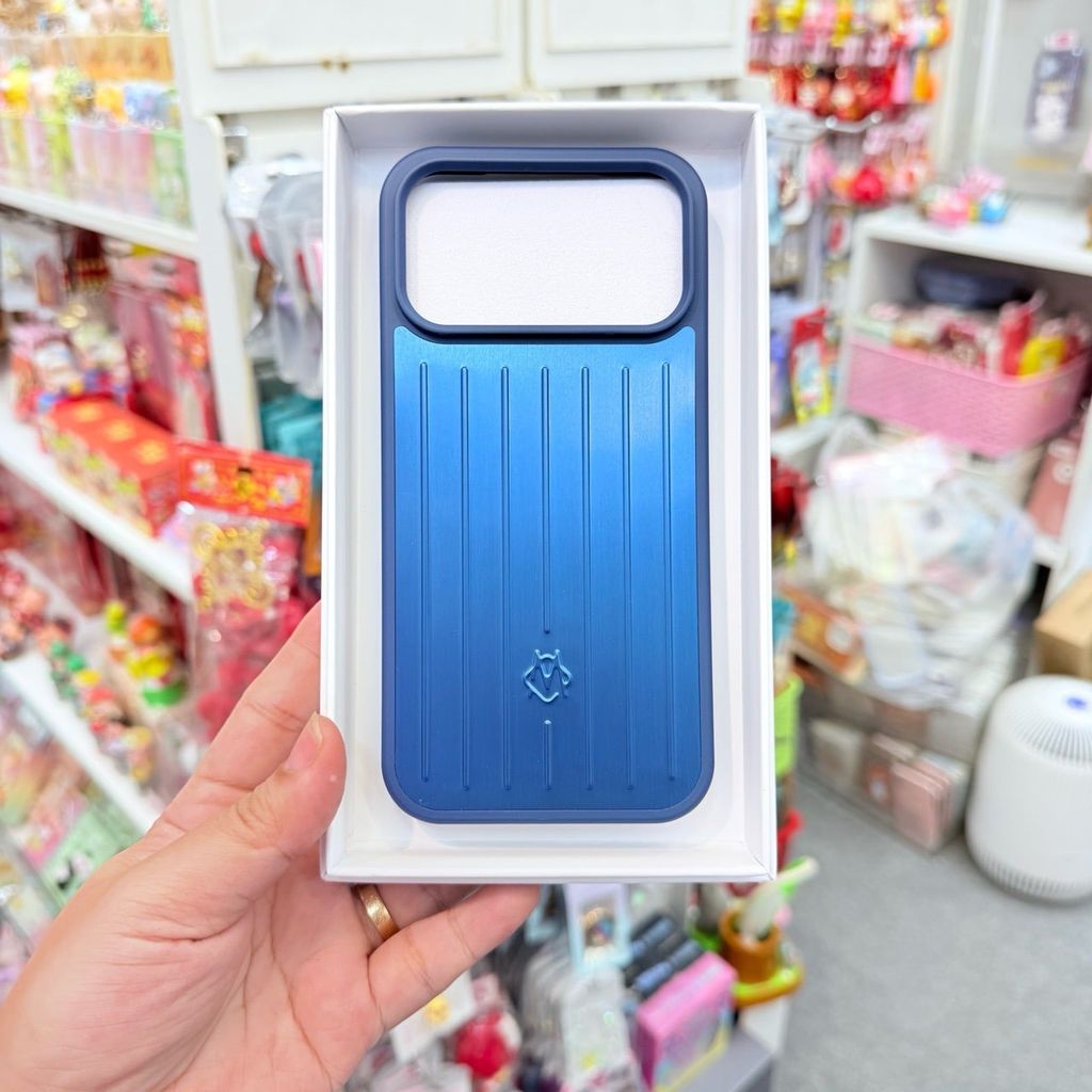 Case Ốp điện thoại iPhone Vân Vali RIMOWA Nhiều Màu Dòng iPhone 17 Promax