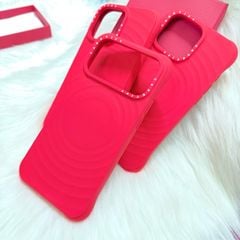 Case Ốp Điện thoại iPhone Casetify Ripple Case Đỏ Magsafe Basic iPhone 17/16/15Pro/Promax