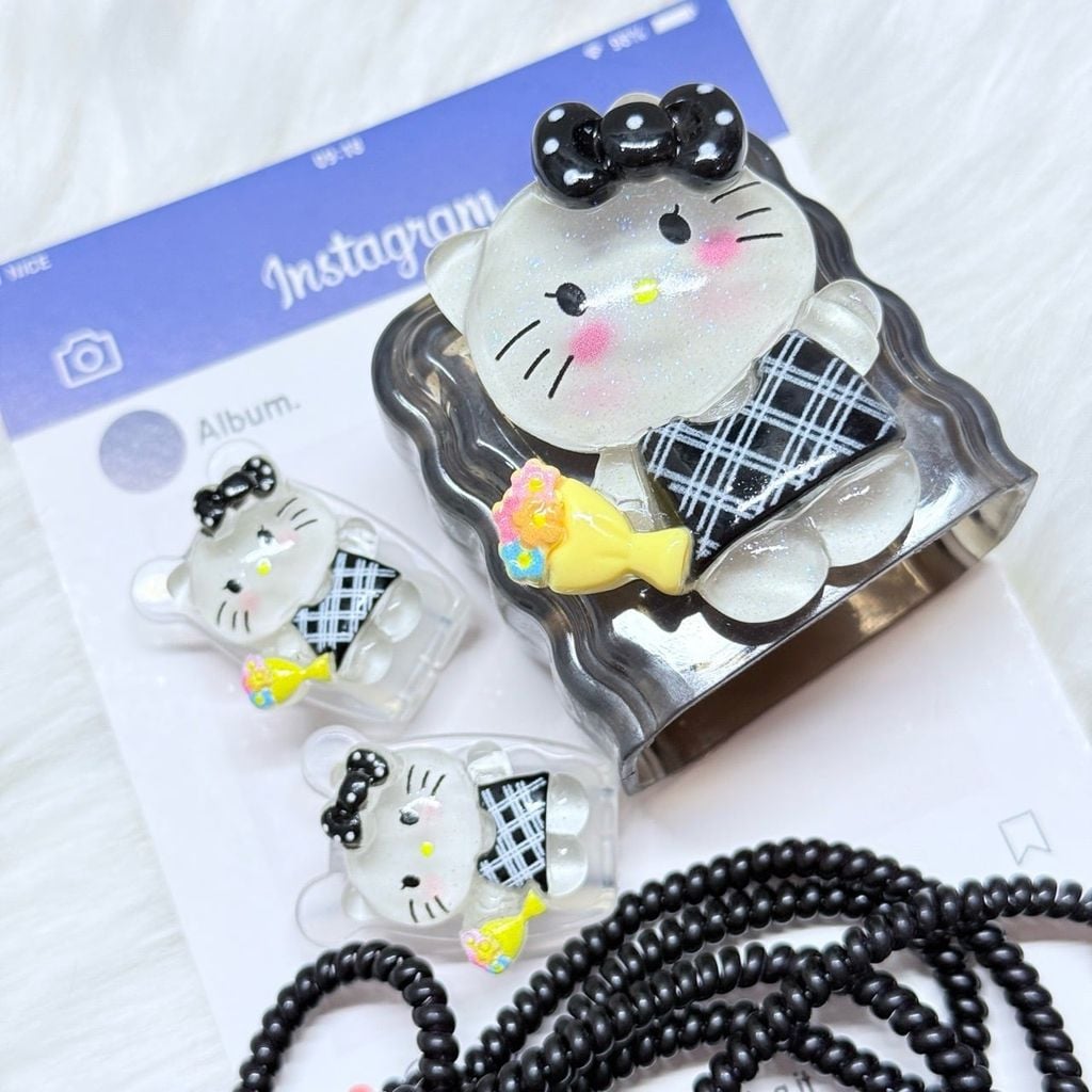 COMBO BẢO VỆ CÓC CÁP SẠC HELLO KITTY