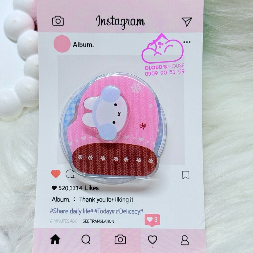 POPSOCKET Magsafe Nam Châm Hít Mẫu Miffy Rabbit - Thỏ