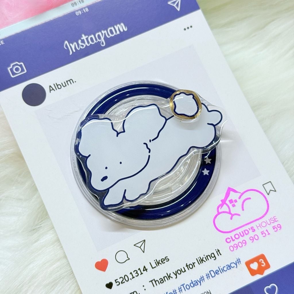POPSOCKET Magsafe Nam Châm Hít CHÓ - MÈO Kute